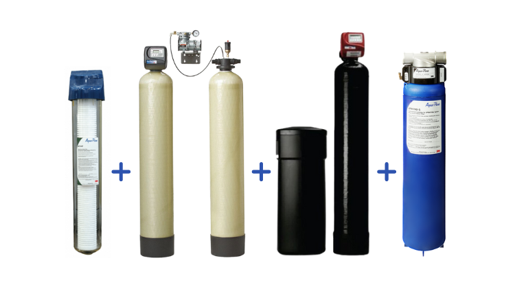 Combo Máy Lọc Khử Sắt Và Làm Mềm Nước Tổng Đầu Nguồn