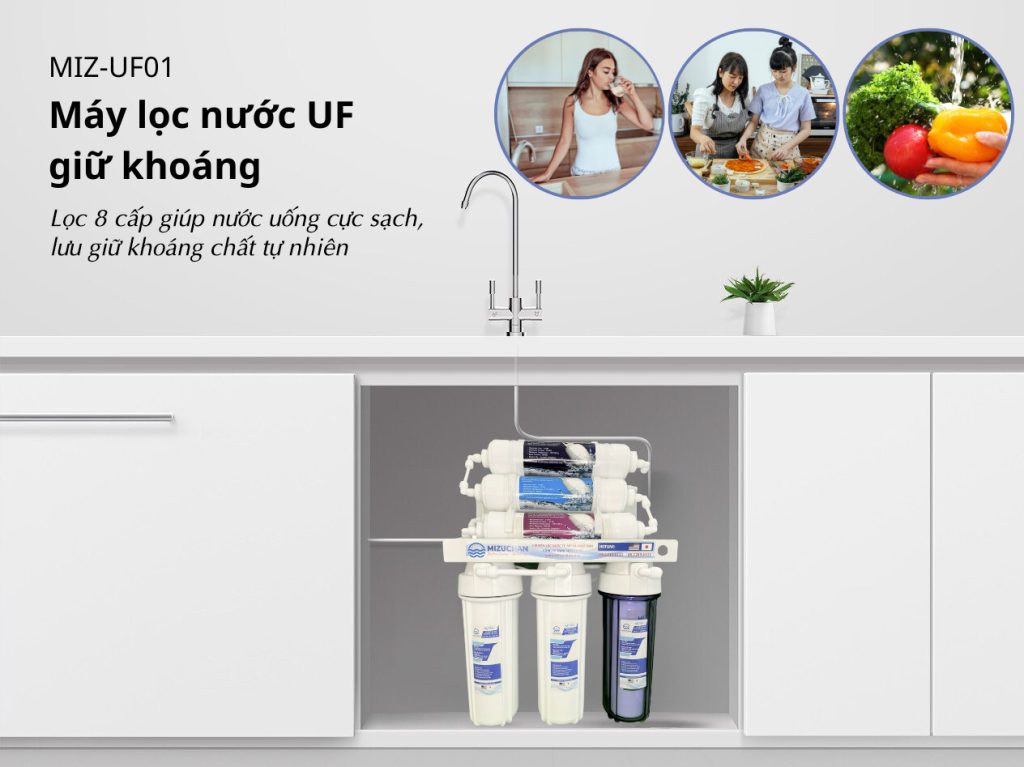 Máy lọc nước UF giữ khoáng Mizuchan MIZ-UF01