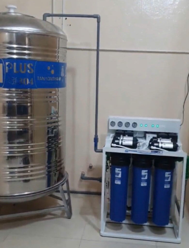 Hệ RO bán CN - Công ty SX Vi Sinh - Công suất 200Lhr.