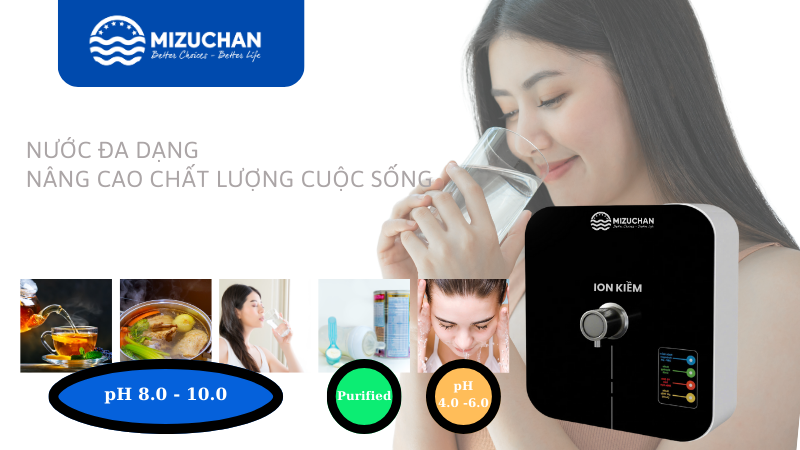 chức năng máy ion kiềm