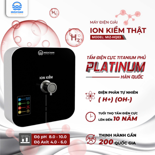 Máy ion kiềm Hydrogen HQ03
