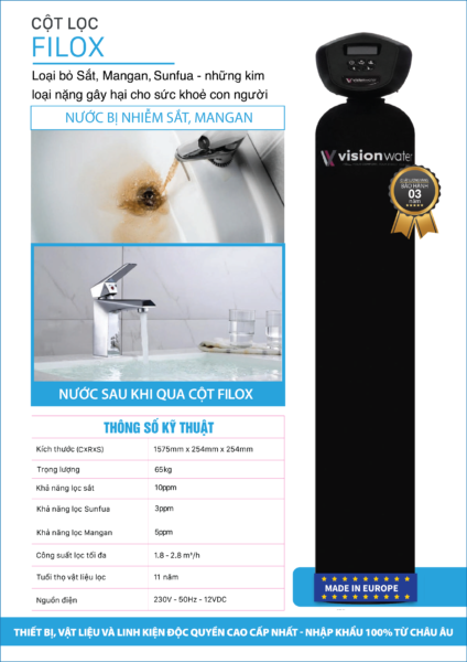 Cột lọc Filox