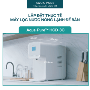 Máy lọc nước nóng lạnh để bàn Aqua-Pure HCD-3C